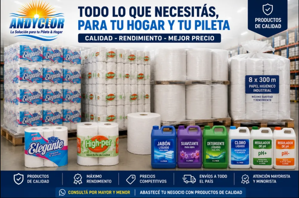Productos l&iacute;quidos y papeles